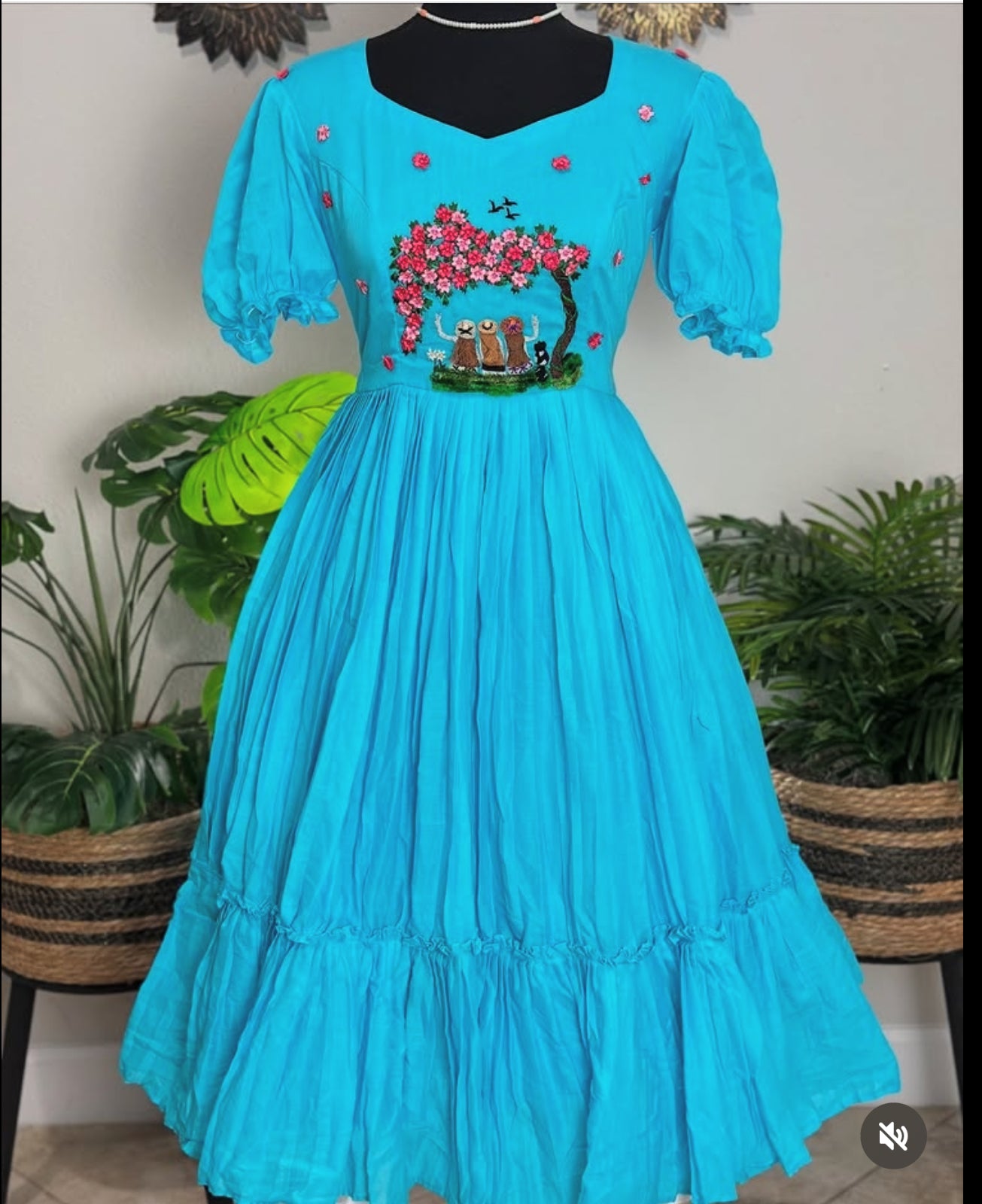 Embroidery work dresses